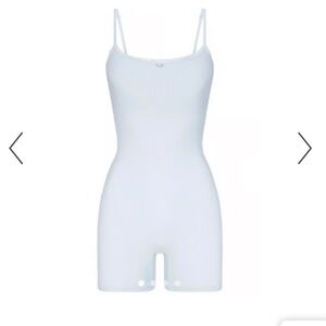 Women's Blue Soft Lounge Lace Romper